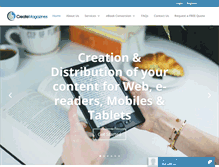 Tablet Screenshot of createmagazines.com